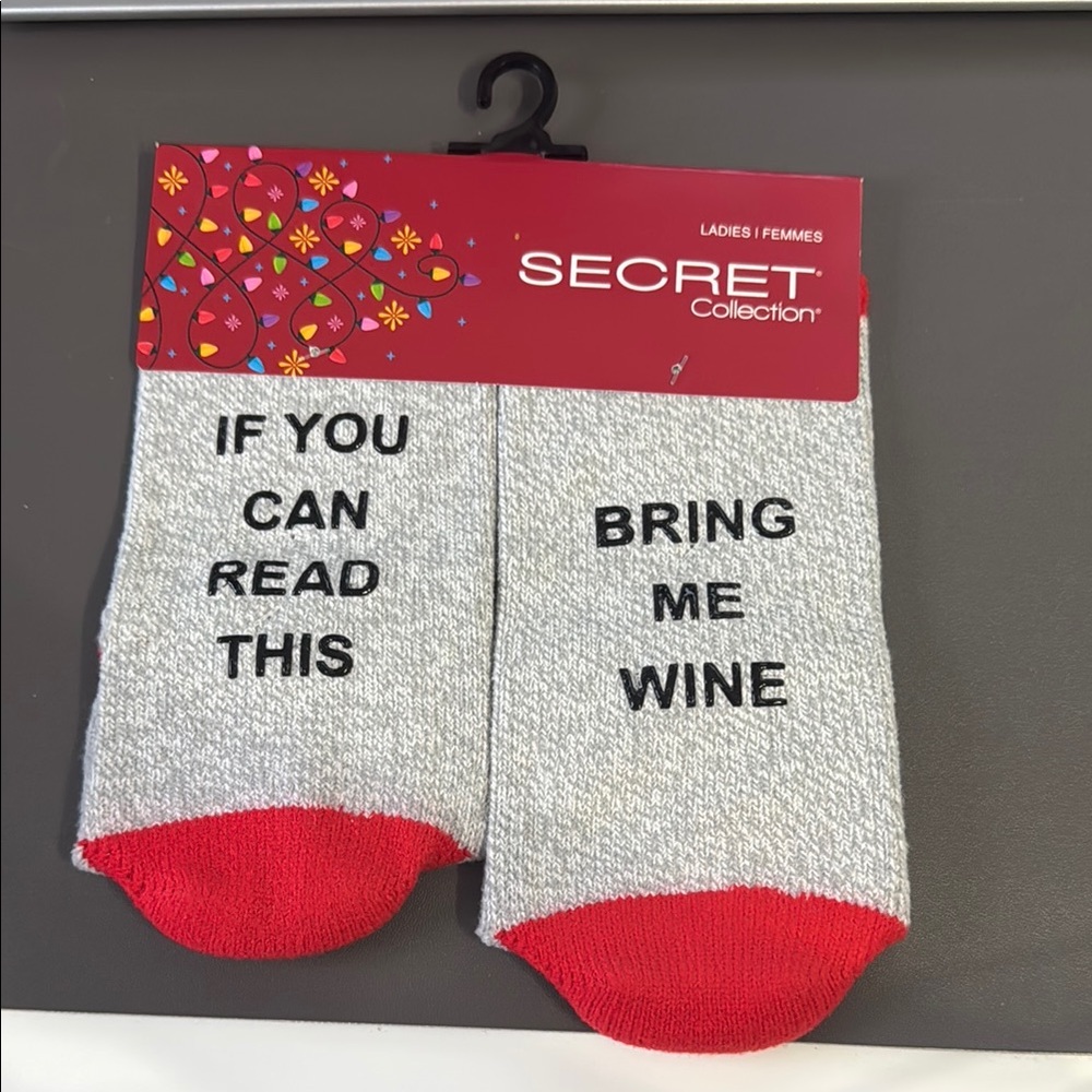 Secret Collection “Bring Me Wine”🍷 Socks